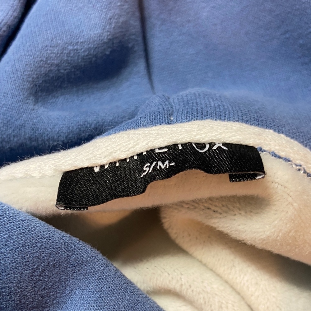 White Fox Boutique Ocean Blue Offstage Hoodie S/M sweatshirt - Picture 9 of 12